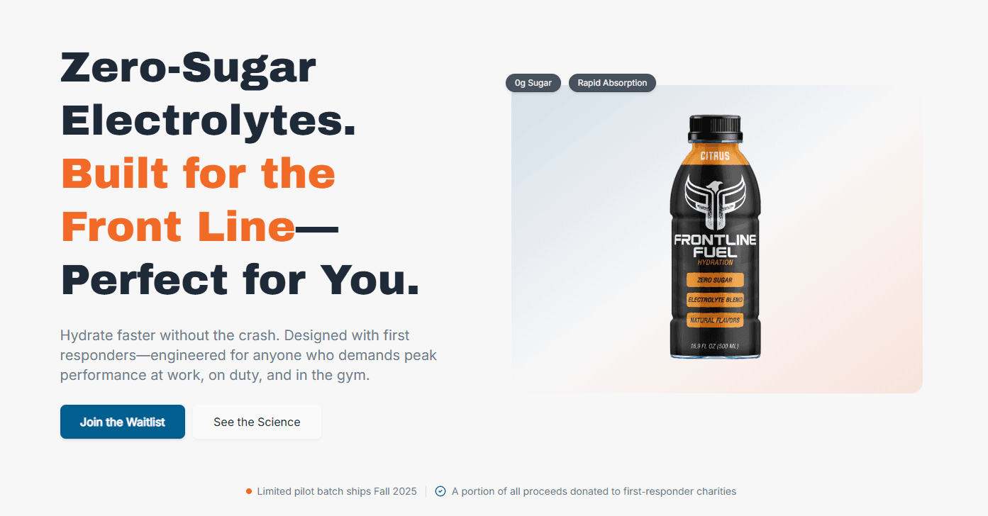 Hydration Brand Site